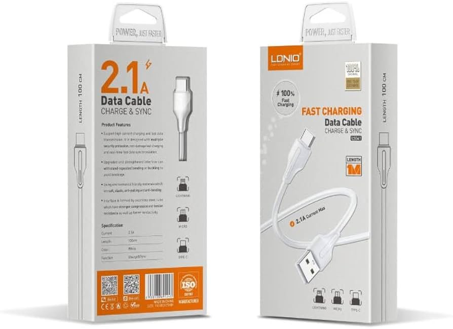 وصلة شاحن رفيع   LDNIO  LS541