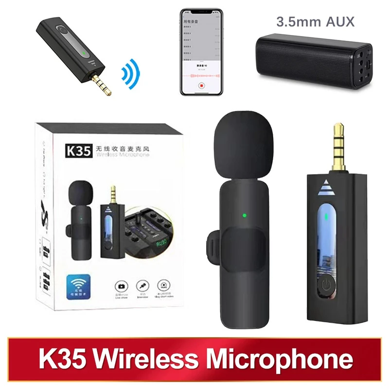 مايك تسجيل  لاسلكي K35