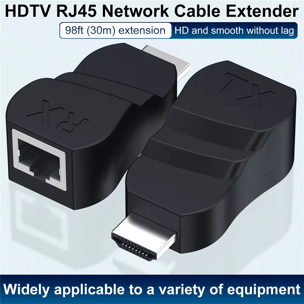 تحويلة HDMI عن طريق كبل  الانترنت